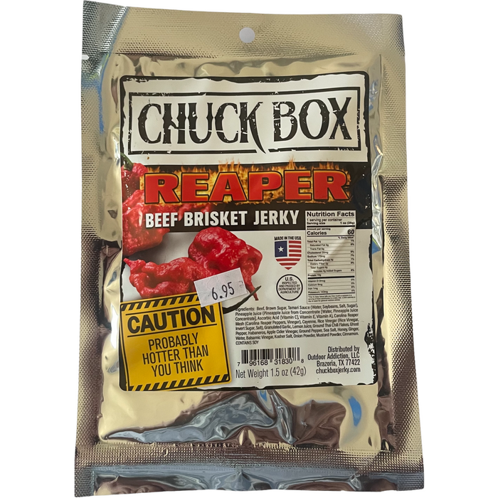 Chuck Box Reaper Beef Brisket Jerkyp
