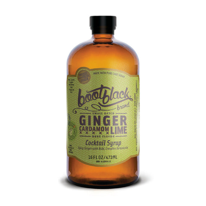 Bootblack Brand Ginger Cardamom Lime Cocktail Syrup