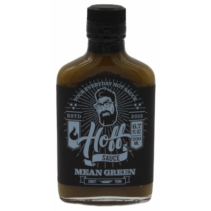 Hoff's Mean Green Jalapeno Hot Sauce