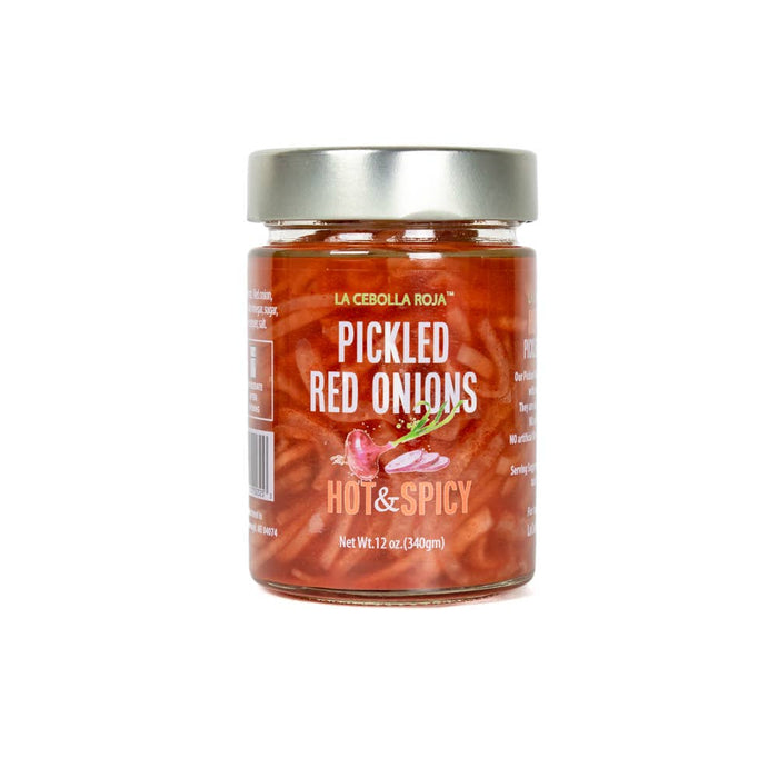 La Cebolla Roja Pickled Red Onions - Hot & Spicy