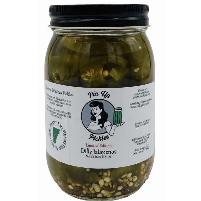 Pin Up Pickles Dilly Jalapenos