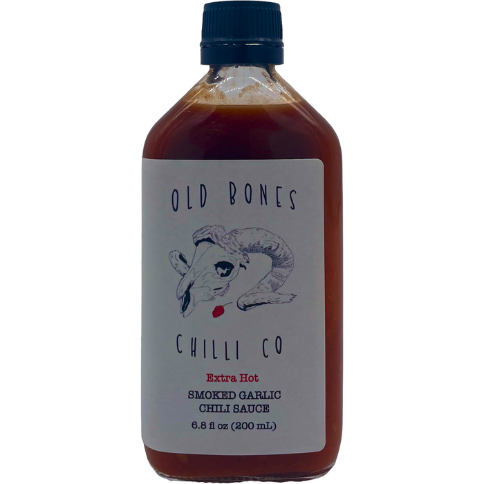 Old Bones Chilli Co. Smoked Garlic Chilli Sauce Extra Hot