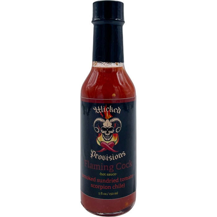 Wicked Provisions Flaming Cock Hot Sauce