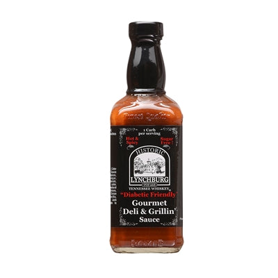 Historic Lynchburg Tennessee Whiskey "Diabetic Friendly" Gourmet Deli & Grillin' Sauce