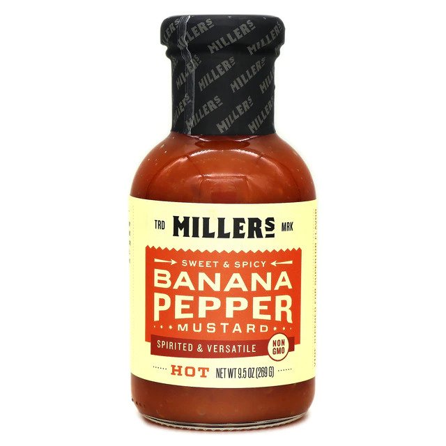 Miller's Banana Pepper Mustard Hot